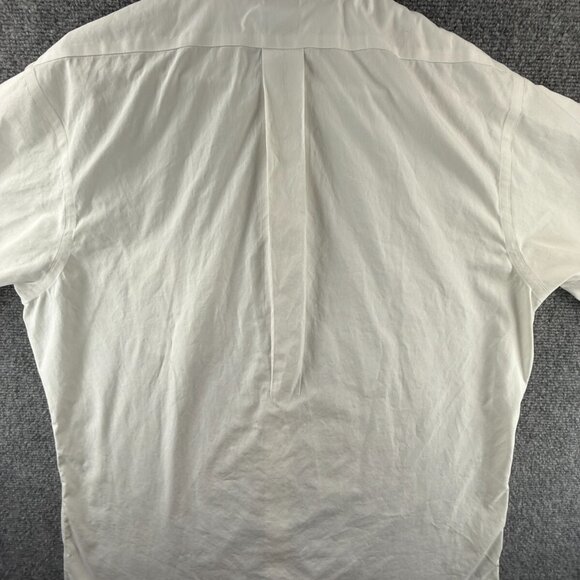 Brooks Brothers 16.5 4/5 Non-Iron Button-Down White Cotton Slim Shirt Mens Adult - Picture 16 of 16